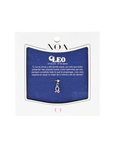 Charm DE acero plateado - LEO