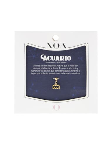 Charm DE acero dorado - acuario
