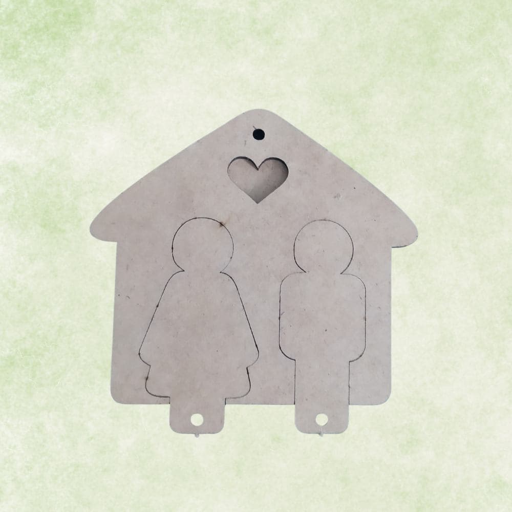 Llaveros de Pareja Dulce Hogar