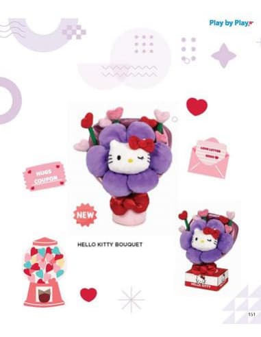 Peluche hello kitty bouquet