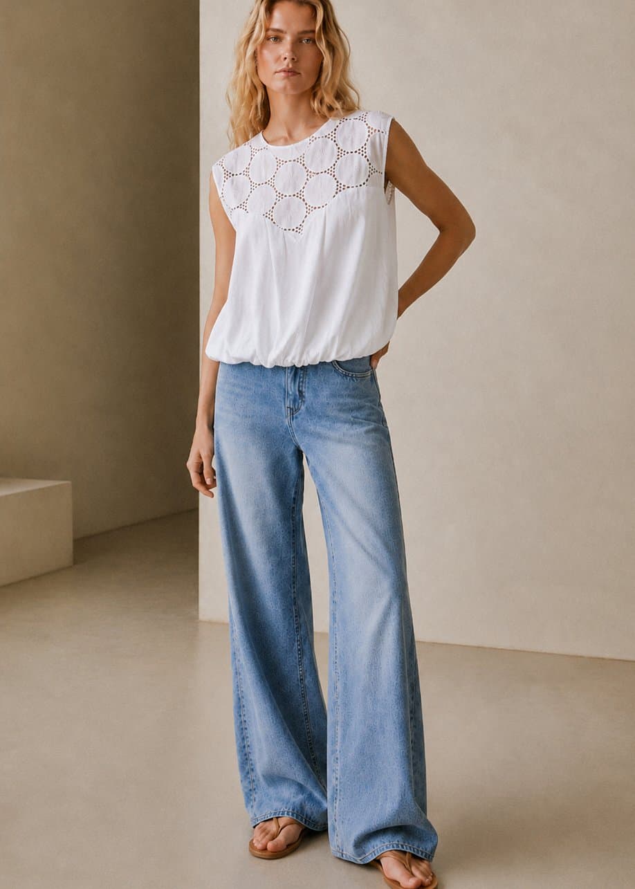 Blusa Celestia