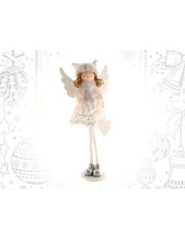 Figura angel blanca EN PIE