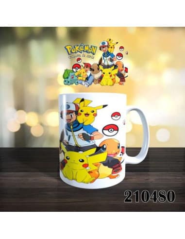 Taza pokemon ASH AND friends