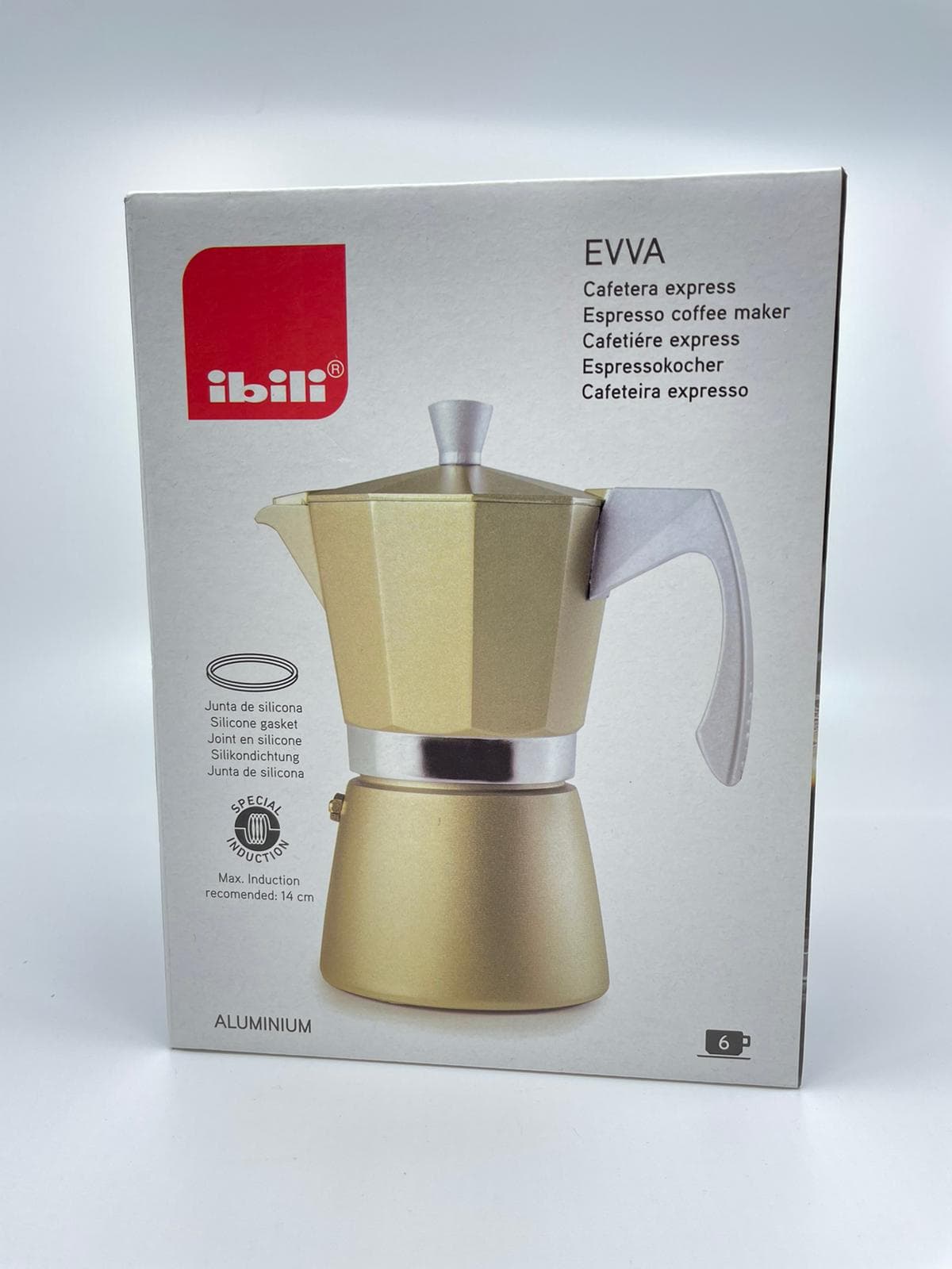 Cafetera 6tz. Amarilla