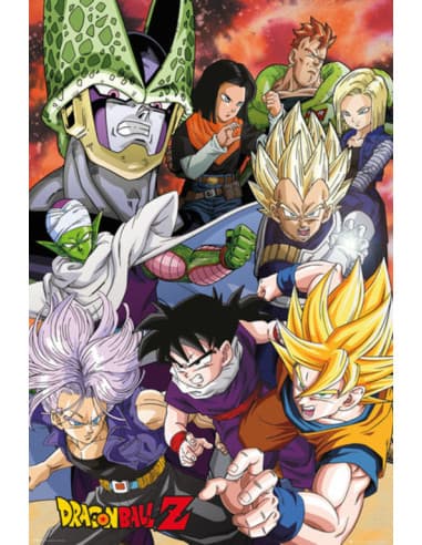 Poster dragon ball Z cell saga