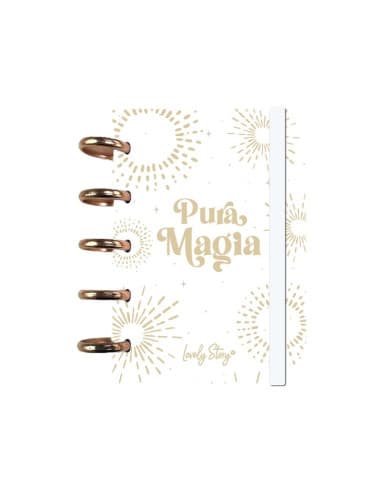 Cuaderno A6 cuadricula - pura magia