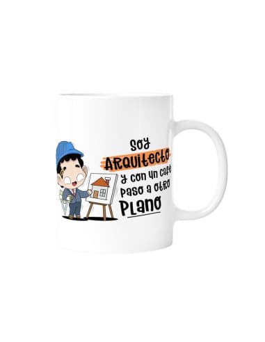 Taza - SOY arquitecto Y CON UN café paso A otro P