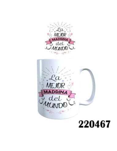 Taza frase LA mejor madrina DEL mundo