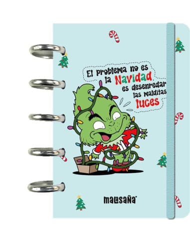 Cuaderno A6 - mint - EL problema NO ES LA navidad,