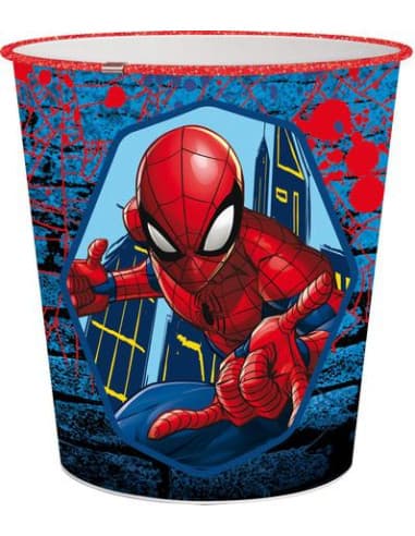 Stor papelera spiderman city
