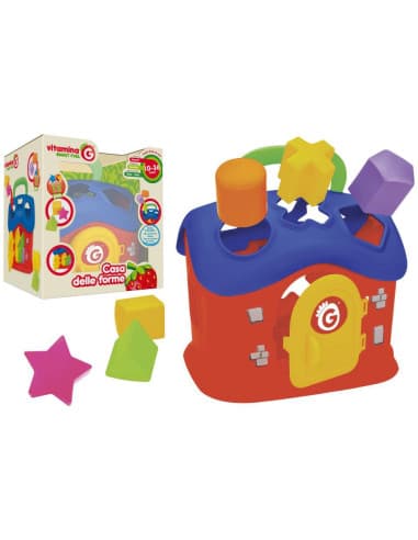 Shape sorter house W/12 blocks