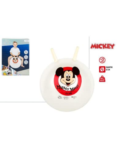 Pelota saltarina hinchable D45CM disney 100