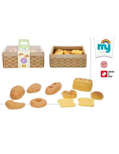 MY home-set comida panaderia 10PCS +24M