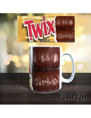Taza frase choco twix