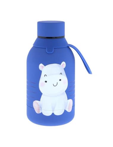 Botella acero inoxidable 350ML mazarine hippo