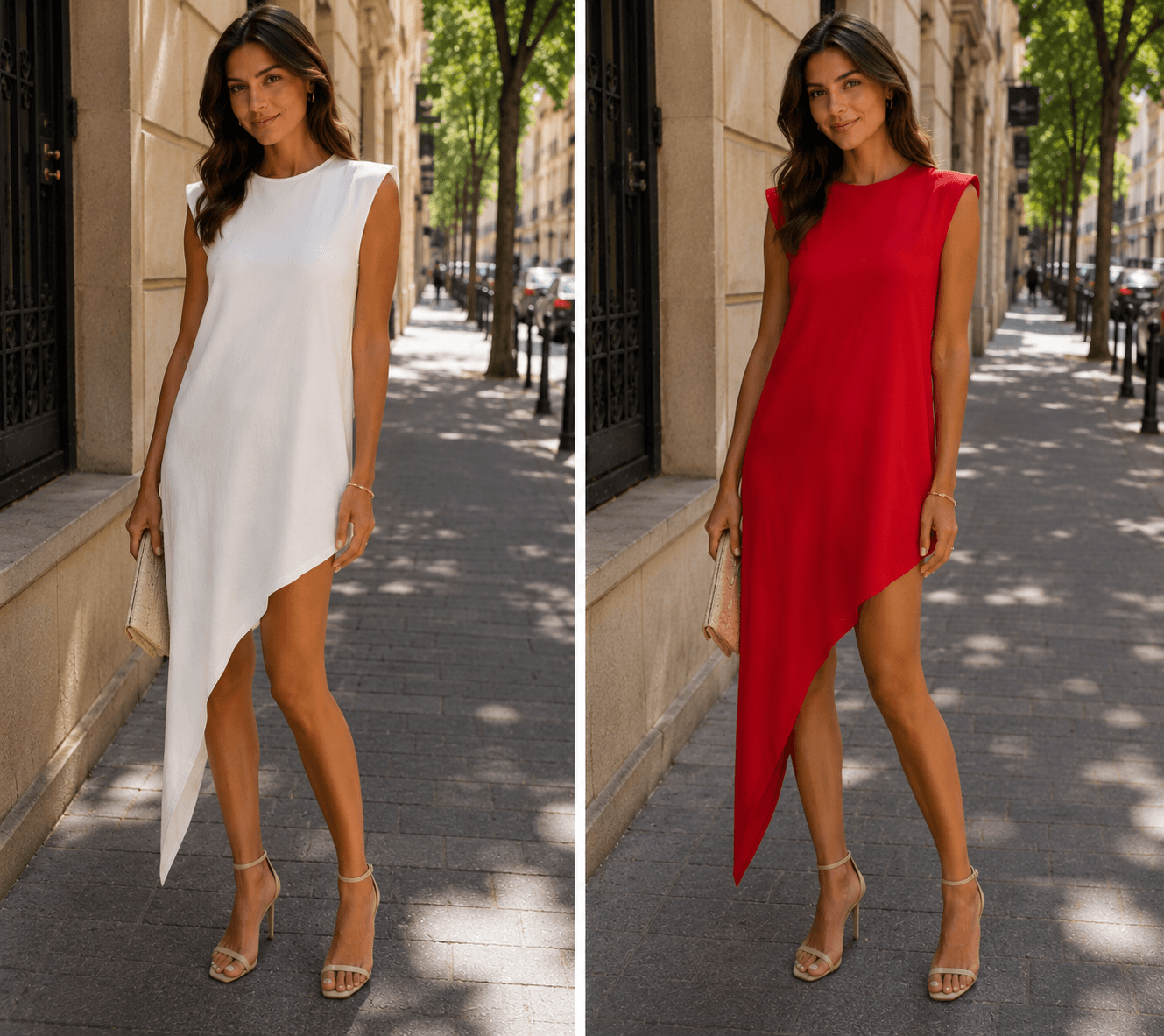 top/vestido Asimétrico