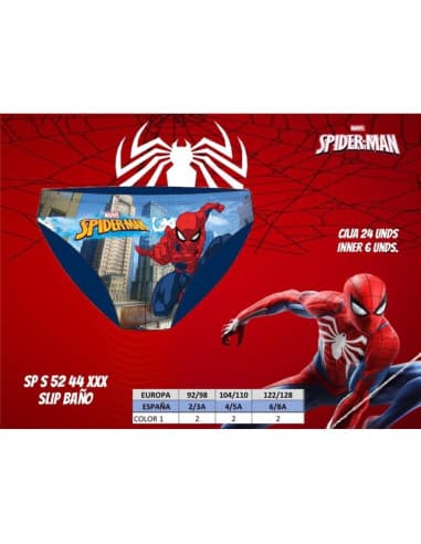 Slip baño spiderman 1514 T2-8A