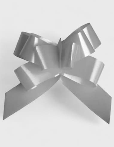 Lazo AUT. corto plata 3CM X 25PZ