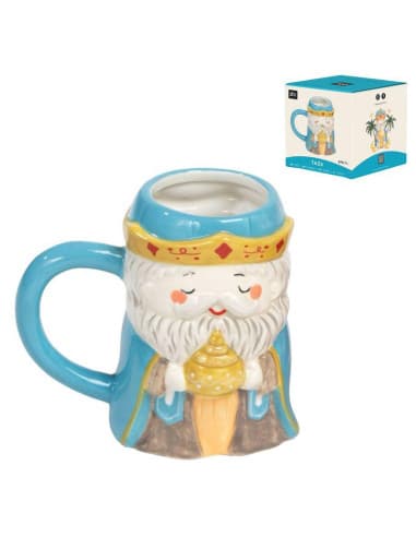 MUG 470ML reyes magos forma melchor (4/8 - 12)