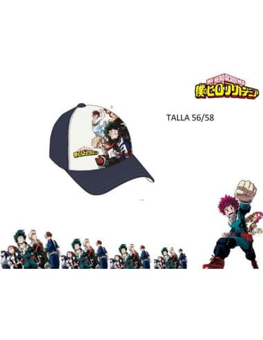 Gorra junior THE hero academia 56-58