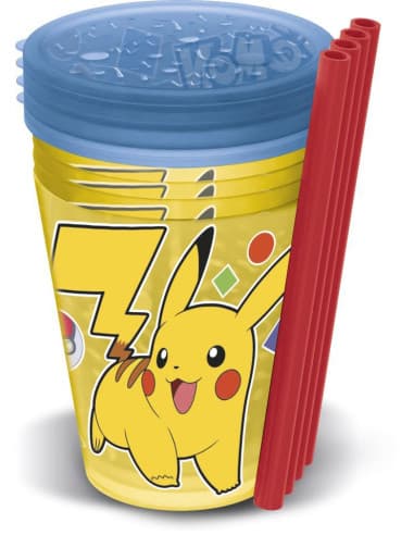 Stor SET 4 PCS vasos caña PP 285 ML JOY pokemon