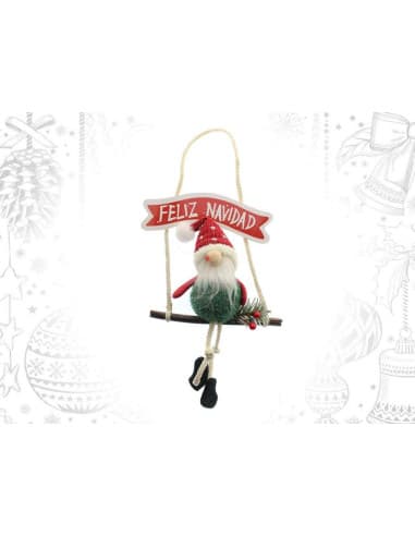 Colgante columpio merry christmas papa N