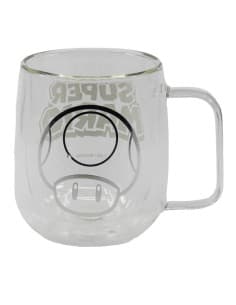 Stor taza DE cristal DE doble pared 290 ML super M