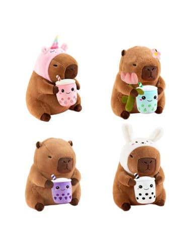 (MIS 5) capibara c/bubble TEA peluche 30CM (classi