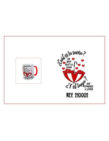 Taza love frase cual ES TU sueño?