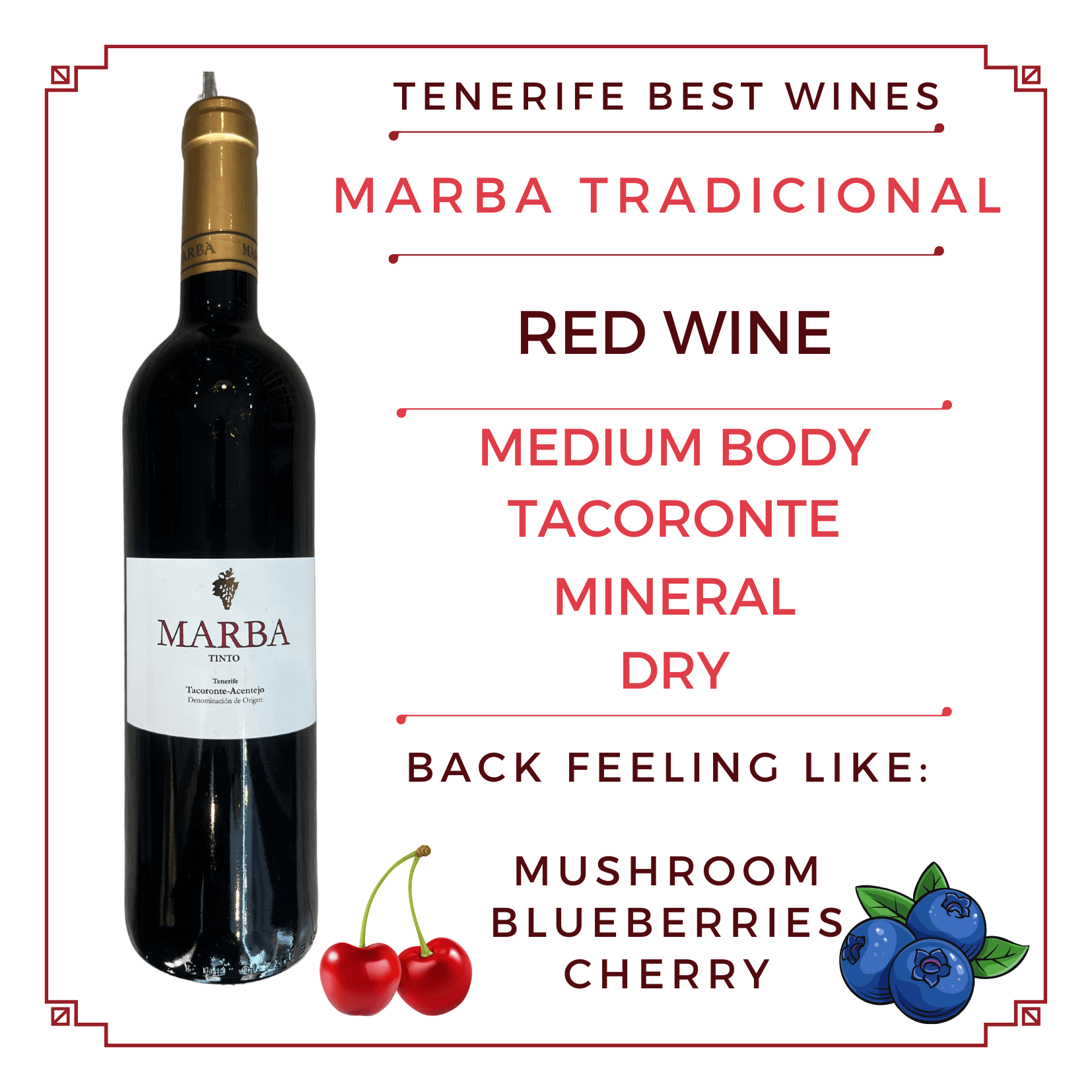 MARBA tinto tradicional