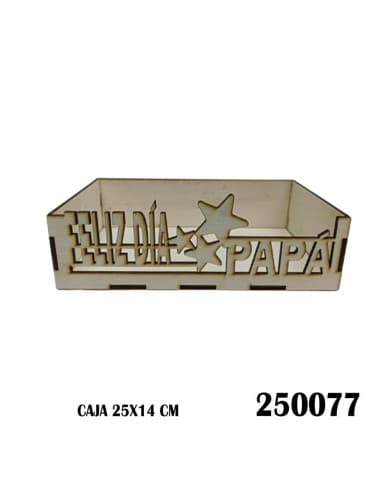 Caja frase feliz DIA estrella papa