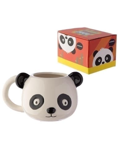 Taza porcelana china cabeza DE panda