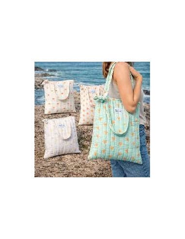 Tote BAG CON cremallera SEA animals surt/4