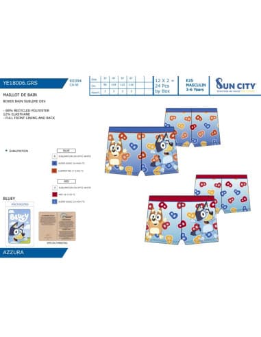 Boxer bano bluey