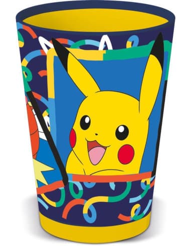 Stor vaso antivuelco PP 470 ML pokemon doodle grip