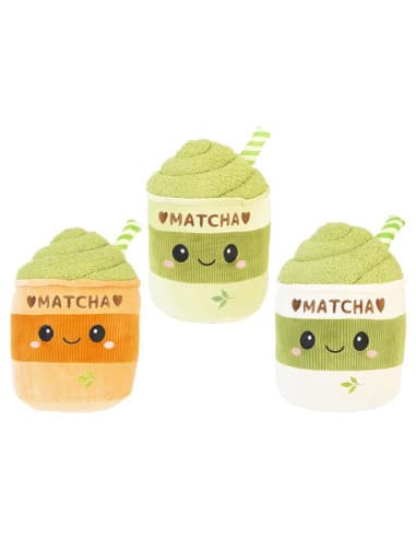 30CM matcha TEA plush 3 asstd