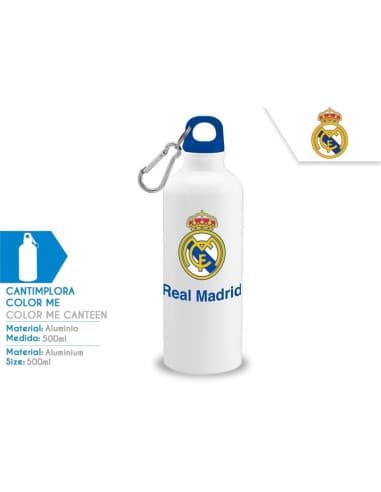 Cantimplora DE aluminio real madrid (6X8)
