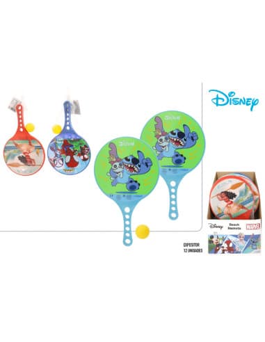 Stitch-set palas playa c/pelota disp12