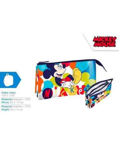 Portatodo triple mickey (6x4)