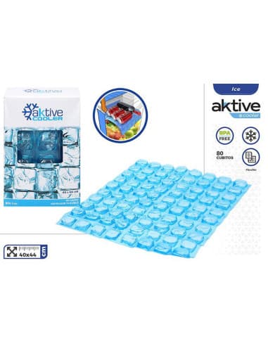 Placa 80 cubos hielo - 40X44 CM