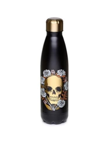 Botella term AC inox calavera Y rosas 500ML