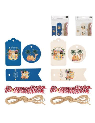 Juego para envolver regalos 25 piezas reyes magos