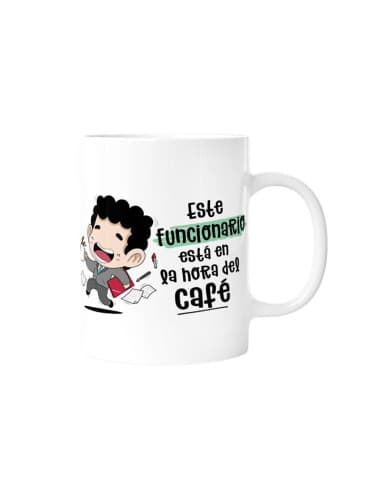 Taza - este funcionario está EN LA hora DEL café