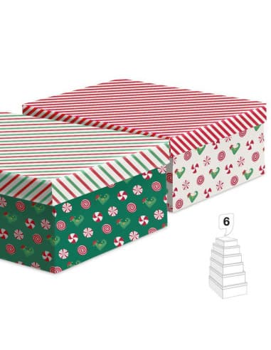 Juego 6 cajas elfo 2M (2/4 - 6)