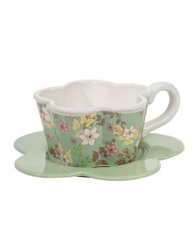 Taza 330ML CON plato flores mama (2/4 - 6)