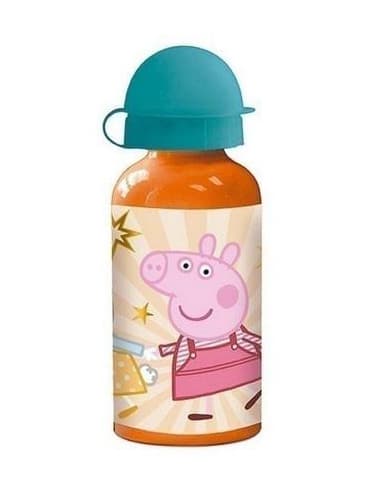 Stor botella aluminio pequeña 400 ML peppa PIG KIN