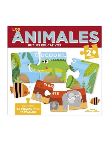 Aprendo EN casa - puzles educativos animales