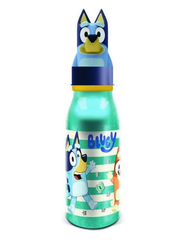 Stor botella aluminio CON figurita 3D 690 ML bluey