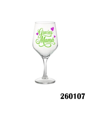 Copa frase gracias mama