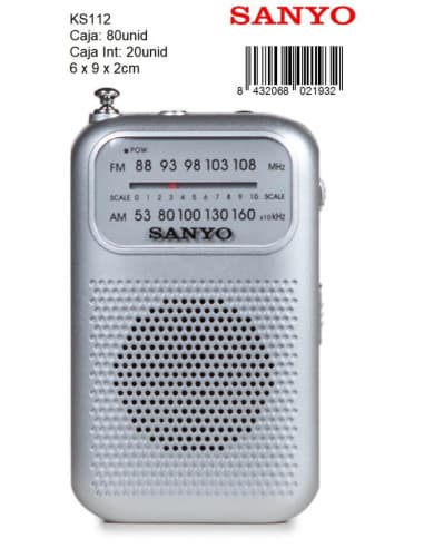 Radio bolsillo sanyo KS112P 20/80
